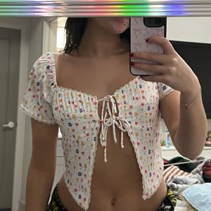Floral princess polly top 🎀